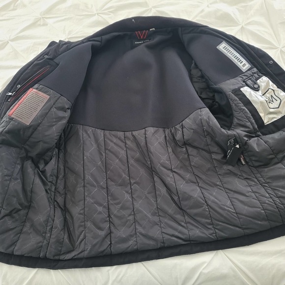 Andrew Marc Jacket Coat Black XL PCM Schoeller Temperature Comfort Parka - Picture 7 of 15